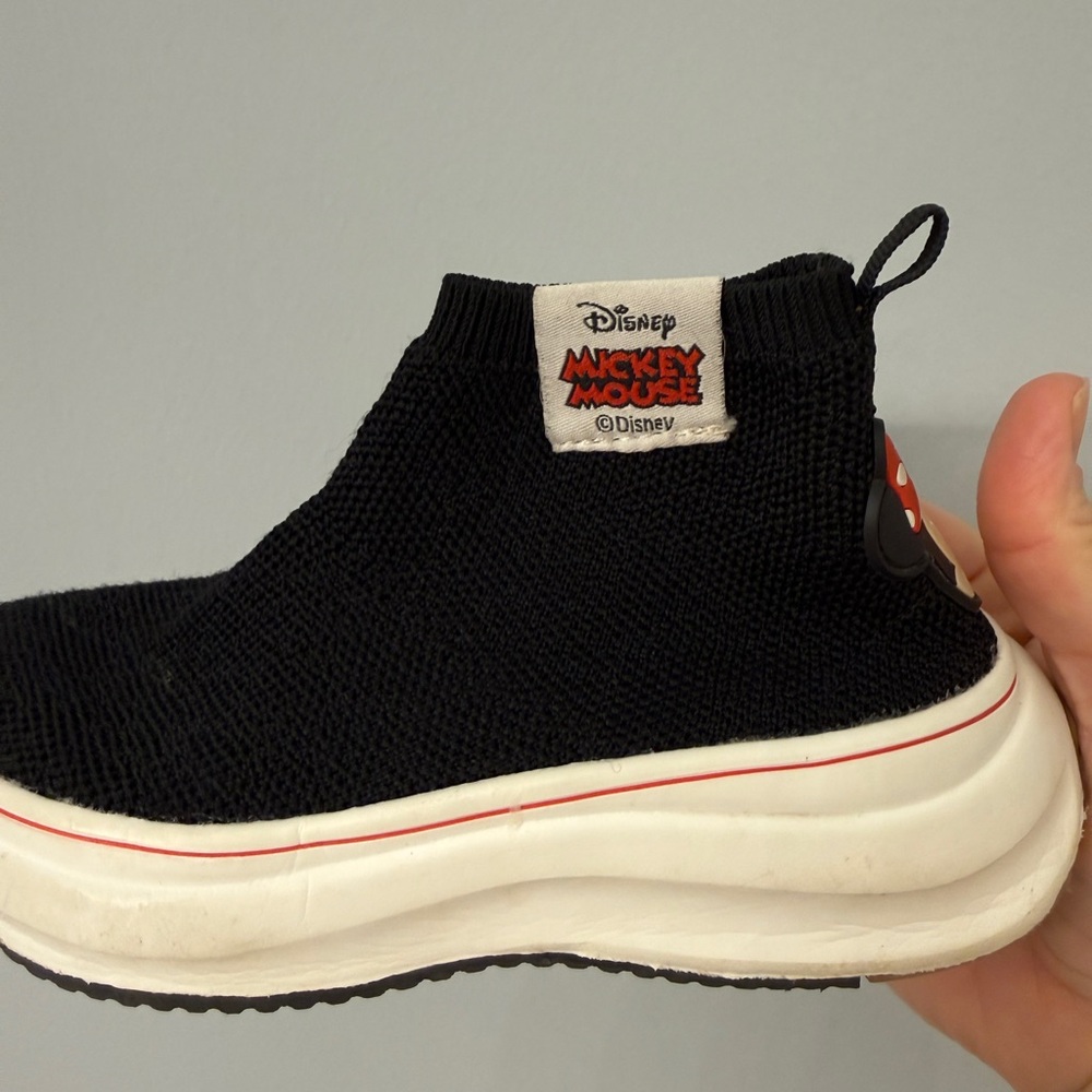 Zara Kids Black and Minnie Mouse  Character Sneakers